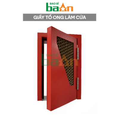 Tấm giấy tổ ong làm cửa